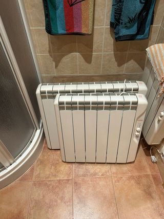 2 Radiadores de calor azul