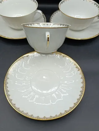 Set tazas desayuno porcelana ADP France