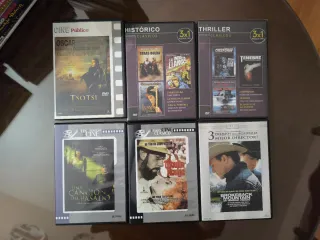 Lote 6 Películas DVD Clásicos y Thriller