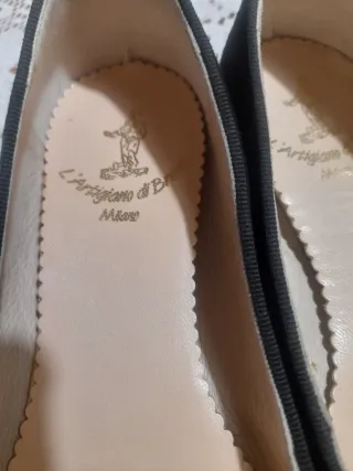 Ballerine camoscio nero n.35