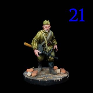 Figuras Rusas Batalla de Berlín #3, 1/72-1/56