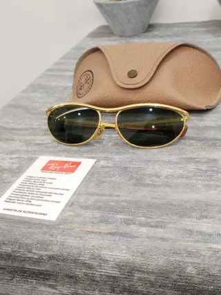 Ray-Ban Olympian II de Luxe B&L Oro/Verde