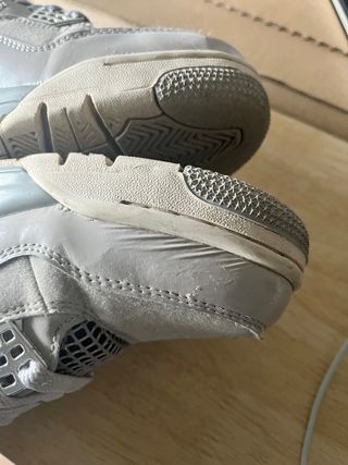 Zapatillas Jordan 4 Gris Plata
