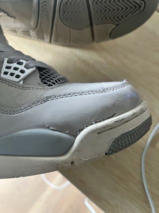 Zapatillas Jordan 4 Gris Plata