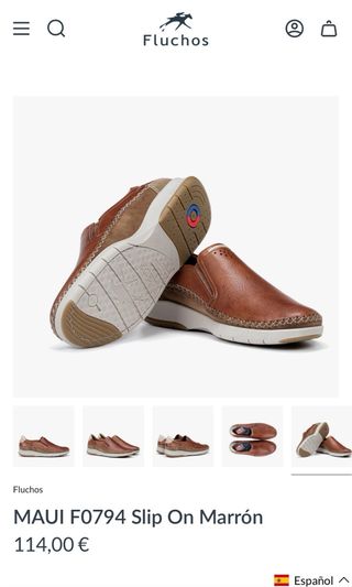 Mocasines Fluchos Azul Marino Talla 42