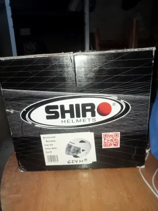 Casco Moto Shiro Blanco