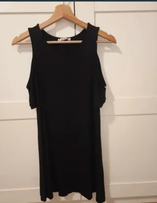 Vestido negro Pull&Bear T36/S