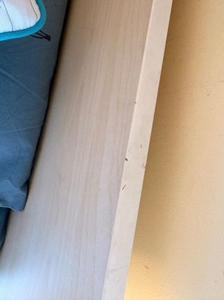 Cama infantil blanca evolutiva. CON COLCHÓN
