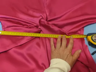 Vestido fiesta largo fucsia