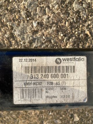 Estructura Enganche Westfalia 313 233 MercedesVito