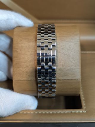 Reloj Seiko Mod Panthère Gris Plateado Blanco Azul