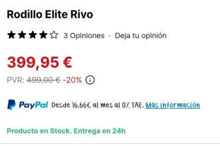 Rodillo inteligente Elite Rivo