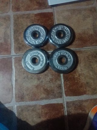 Mancuernas de gimnasio. venta en persona.