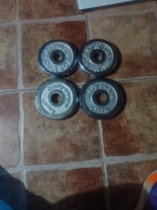Mancuernas de gimnasio. venta en persona.