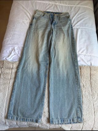 Vaqueros Wide Leg Azules
