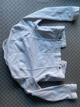 Chaqueta vaquera Mango blanca
