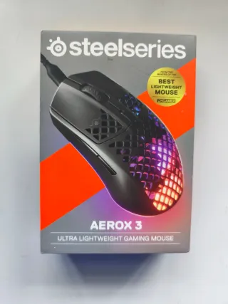 SteelSeries Aerox 3 RGB – Ratón gaming ultraligero