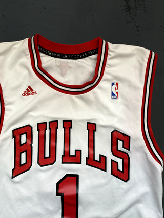 Chicago Bulls Rose 1 Camiseta NBA Adidas Vintage S