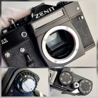 Cámara analógica ZENIT 11 + CARL ZEISS 50mm +FUNDA