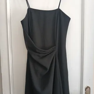 Vestido largo negro fiesta Don Algodón