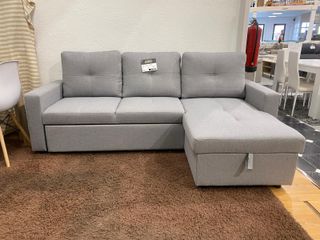 ¡OFERTA REBAJA: Sofá cama chaise arcón CHOLLO!