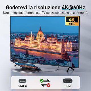 Cavo Acer USB-C a HDMI 4K@60Hz