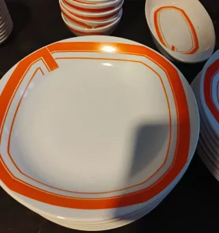Vajilla Rinavel France Porcelana Naranja