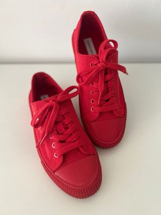 Zapatillas Calvin Klein Rojas