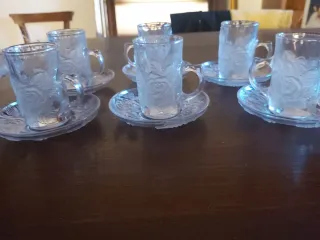 6 Bicchieri e Piattini Caffè o altro Soga Japan