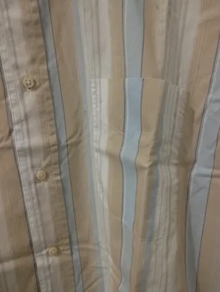 Camicia uomo maniche lunghe a righe XL nuova