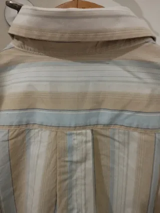 Camicia uomo maniche lunghe a righe XL nuova