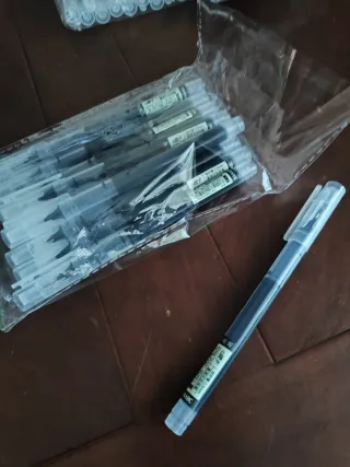 Astuccio 10 Penne Gel Nuove da Usare