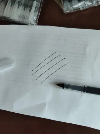 Astuccio 10 Penne Gel Nuove da Usare