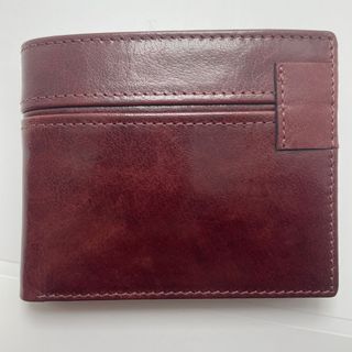 Cartera de piel vacuna de Ubrique color vino