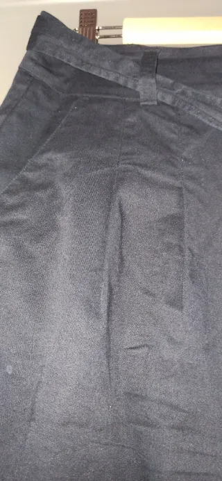 Pantalón ancho loneta azul