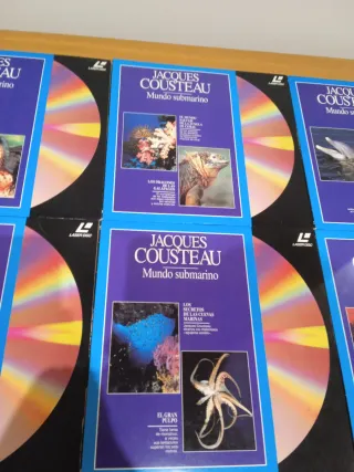 Colección Discos Láser Jacques Cousteau Mundo Subm