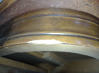 Mesa antigua madera baja 76 cm