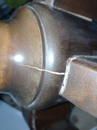 Mesa antigua madera baja 76 cm