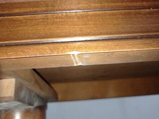Mesa antigua madera baja 76 cm