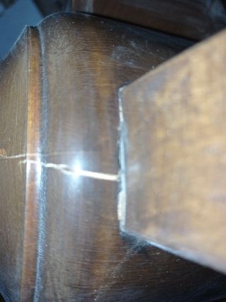Mesa antigua madera baja 76 cm