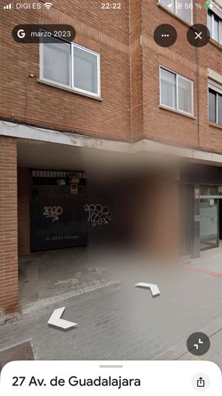 Se alquila plaza de garaje en la av Guadalajara