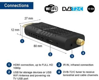 Receptor EDISION Nano T265+ DVB-T2/C HDMI