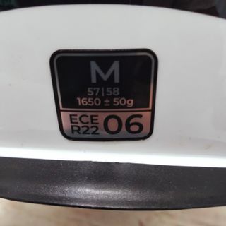 Casco Trail CGM 666 Twin Ranger Blanco Naranja