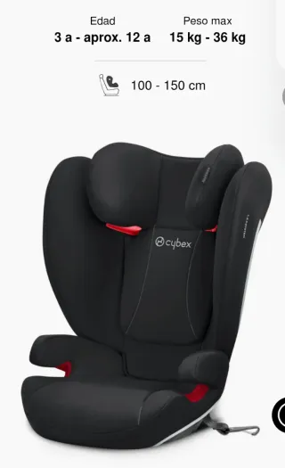 Silla coche Cybex Solution B-Fix Grupo 2-3