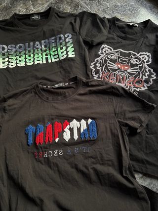 Pack 3 Camisetas DSQUARED2, KENZO, TRAPSTAR