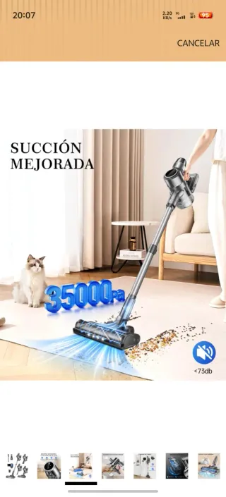 Aspiradora Escoba VC7211 Sin Cable