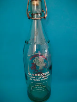 Botella Gaseosas La Flor del Sil ,impecable
