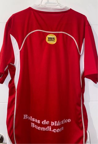 Camiseta Padel Asics Roja y Blanca