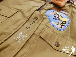 Cazadora bomber piloto Segunda Guerra Mundial