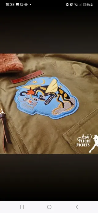 Cazadora bomber piloto Segunda Guerra Mundial